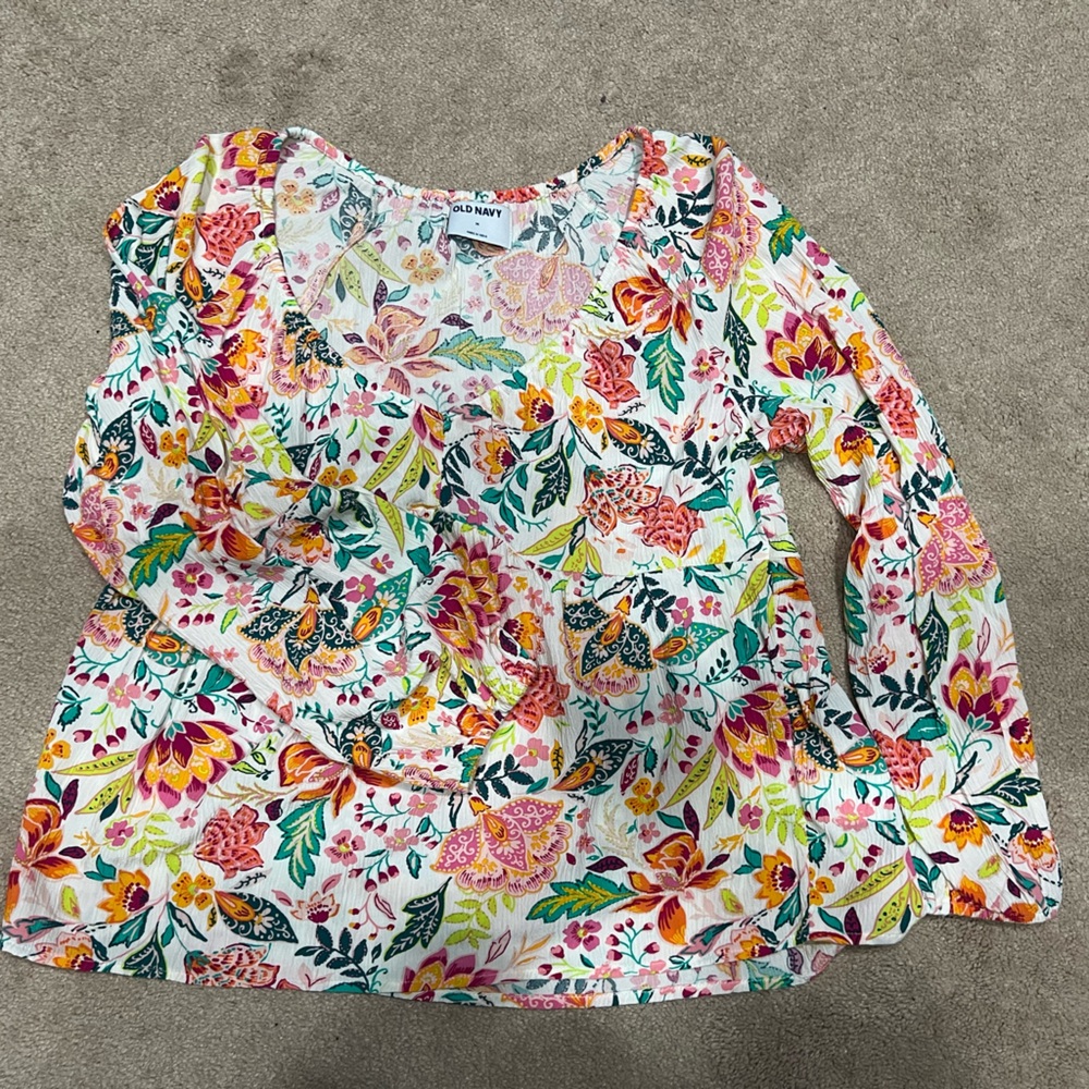 Old Navy Floral Print Tunic - Multicolor